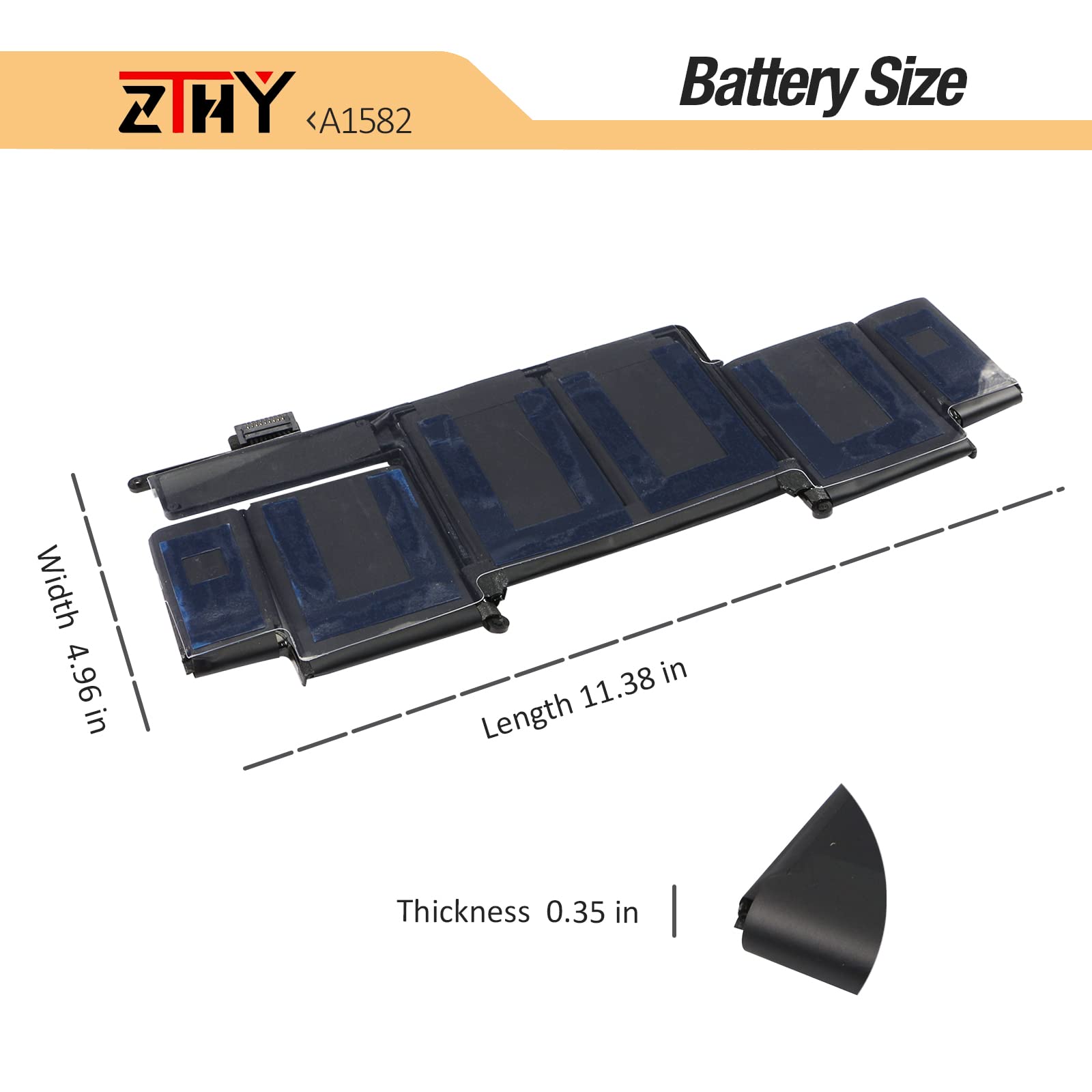 ZTHY A1493 A1582 A1502 Laptop Battery for MacBook Pro Retina